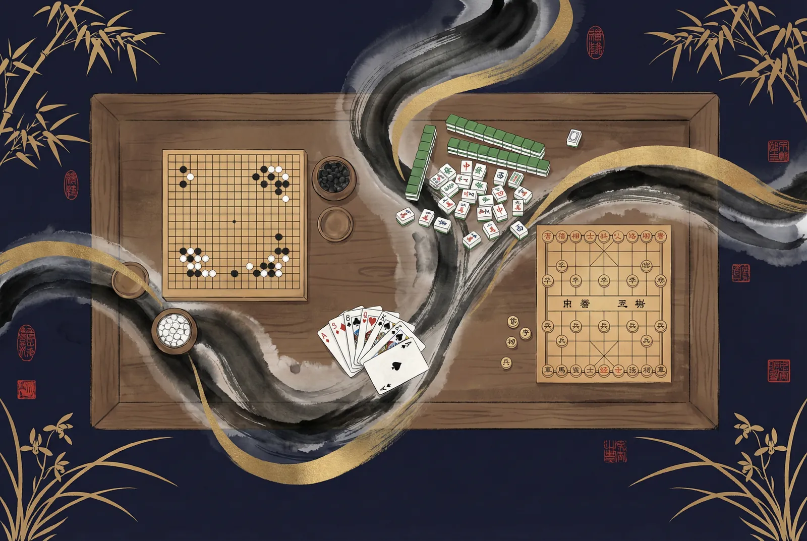 棋牌游戏APP多游戏展示